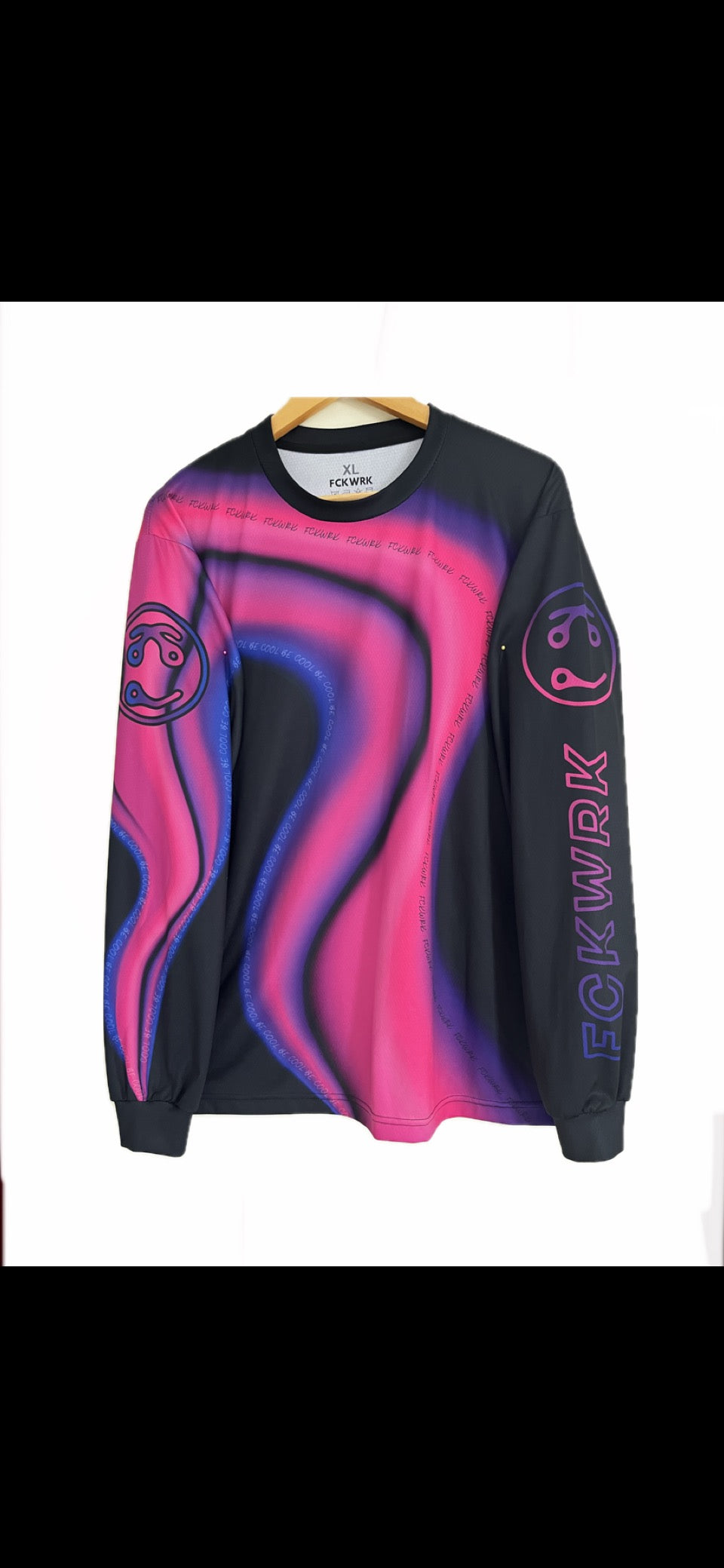 Long Sleeve Dry Fit Polyester Sports Jersey FREE SHIPPING!! - Fckwrk
