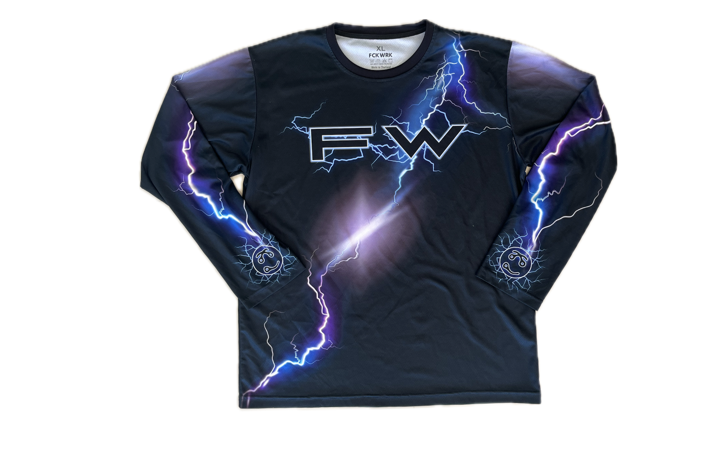 Long Sleeve Dry Fit Polyester Sports Jersey FREE SHIPPING!! - Fckwrk