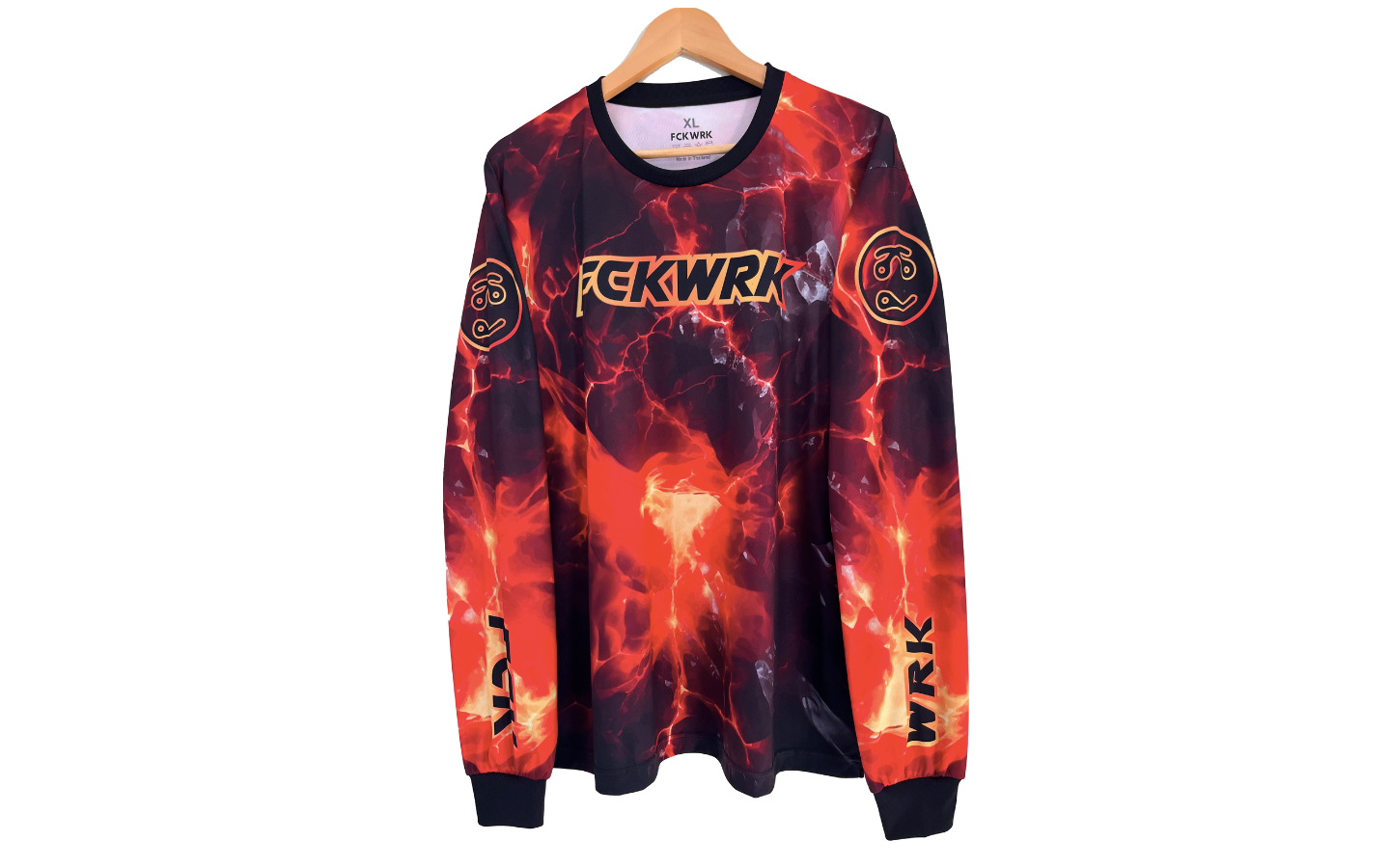 Long Sleeve Dry Fit Polyester Sports Jersey FREE SHIPPING!! - Fckwrk