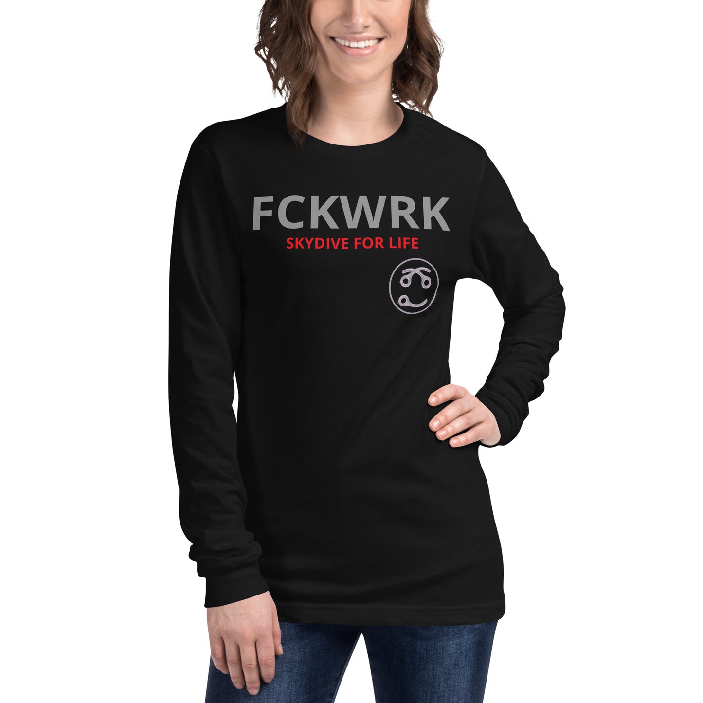SKYDIVE FOR LIFE Unisex Long Sleeve Tee - Fckwrk