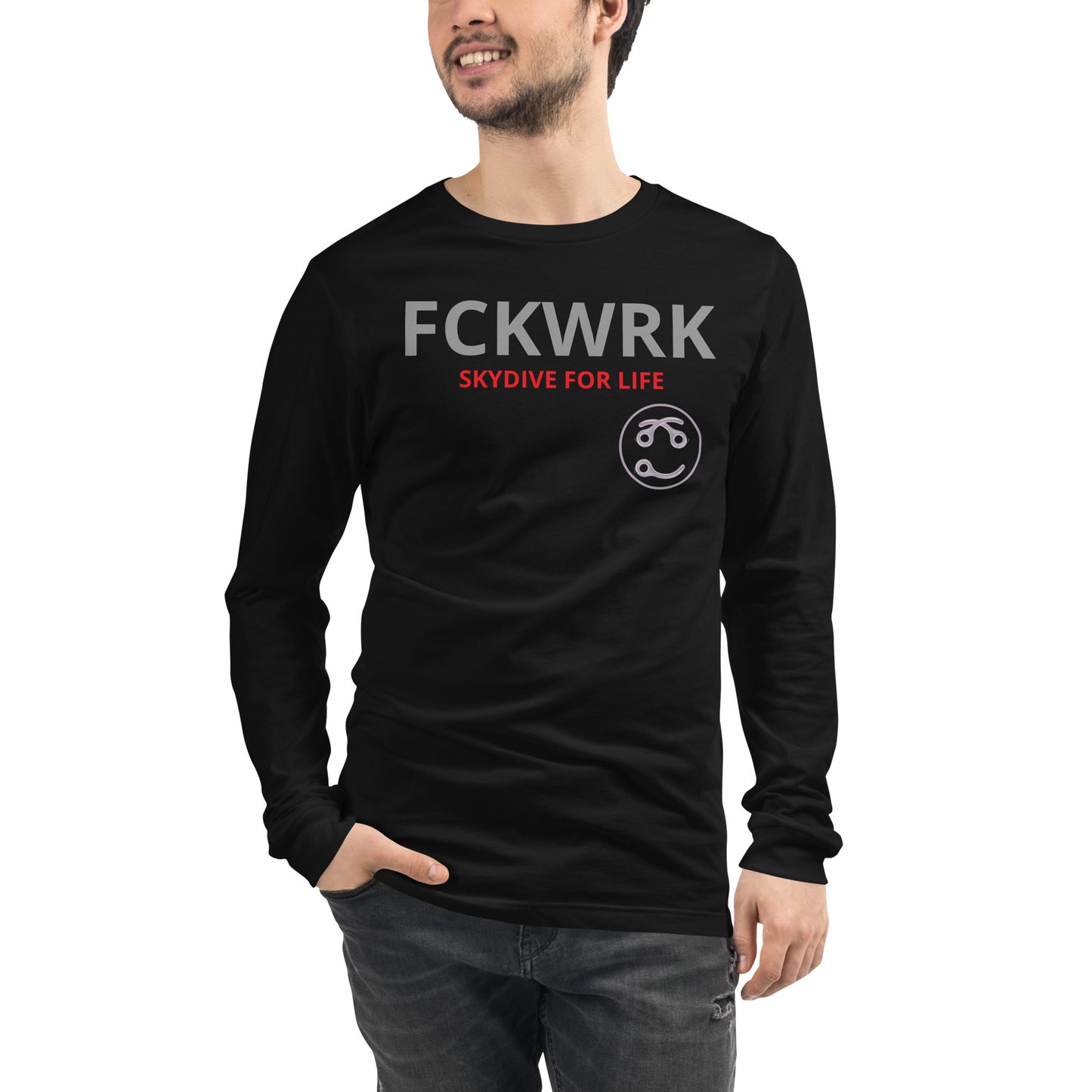 SKYDIVE FOR LIFE Unisex Long Sleeve Tee - Fckwrk