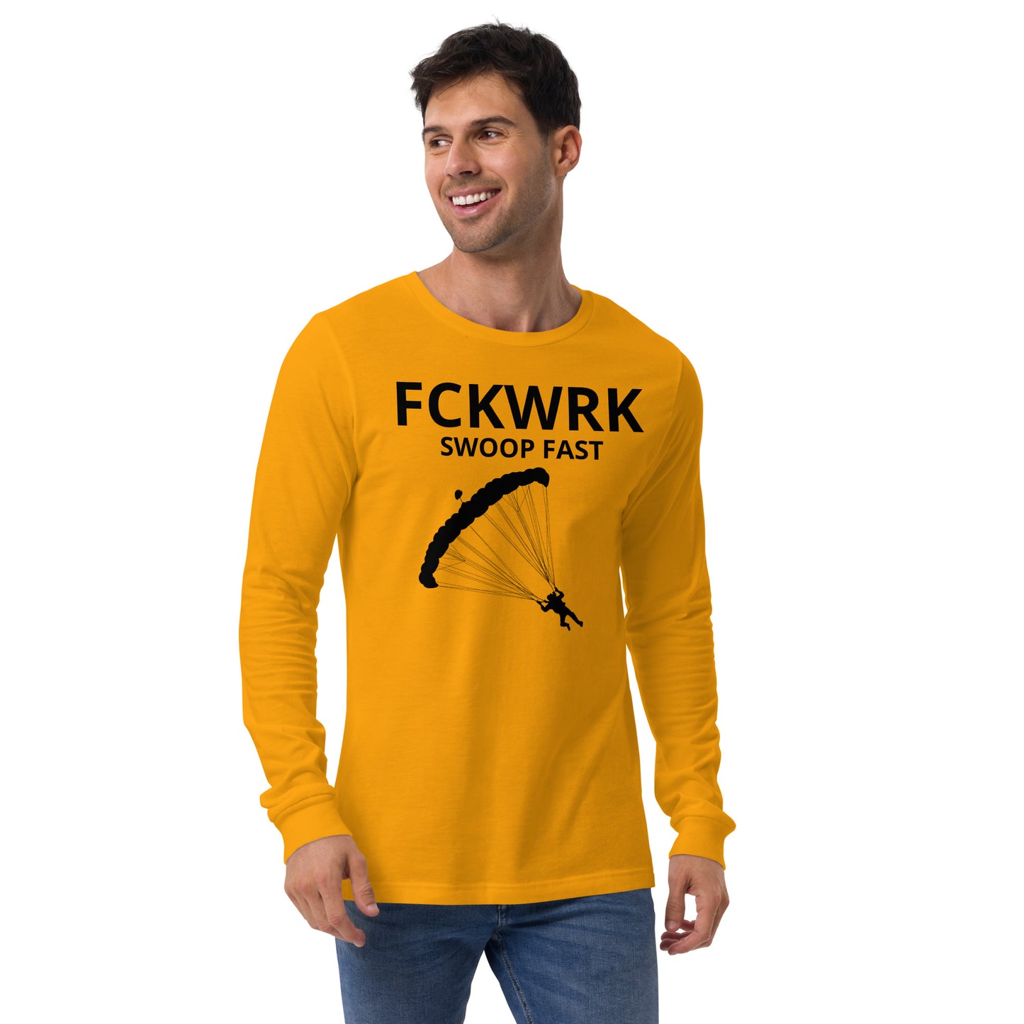 FCKWRK SWOOP FAST Unisex Long Sleeve Tee - Fckwrk