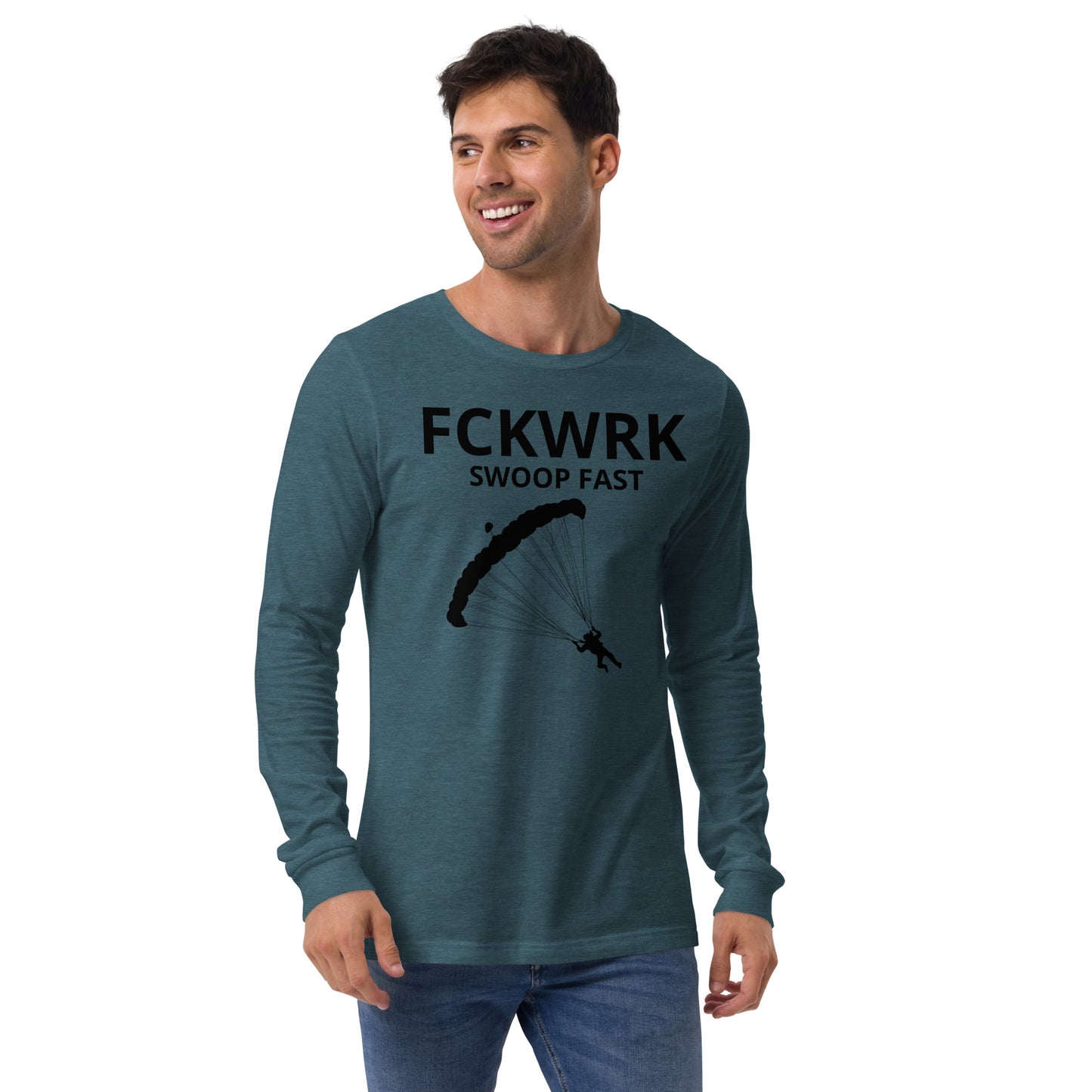 FCKWRK SWOOP FAST Unisex Long Sleeve Tee - Fckwrk