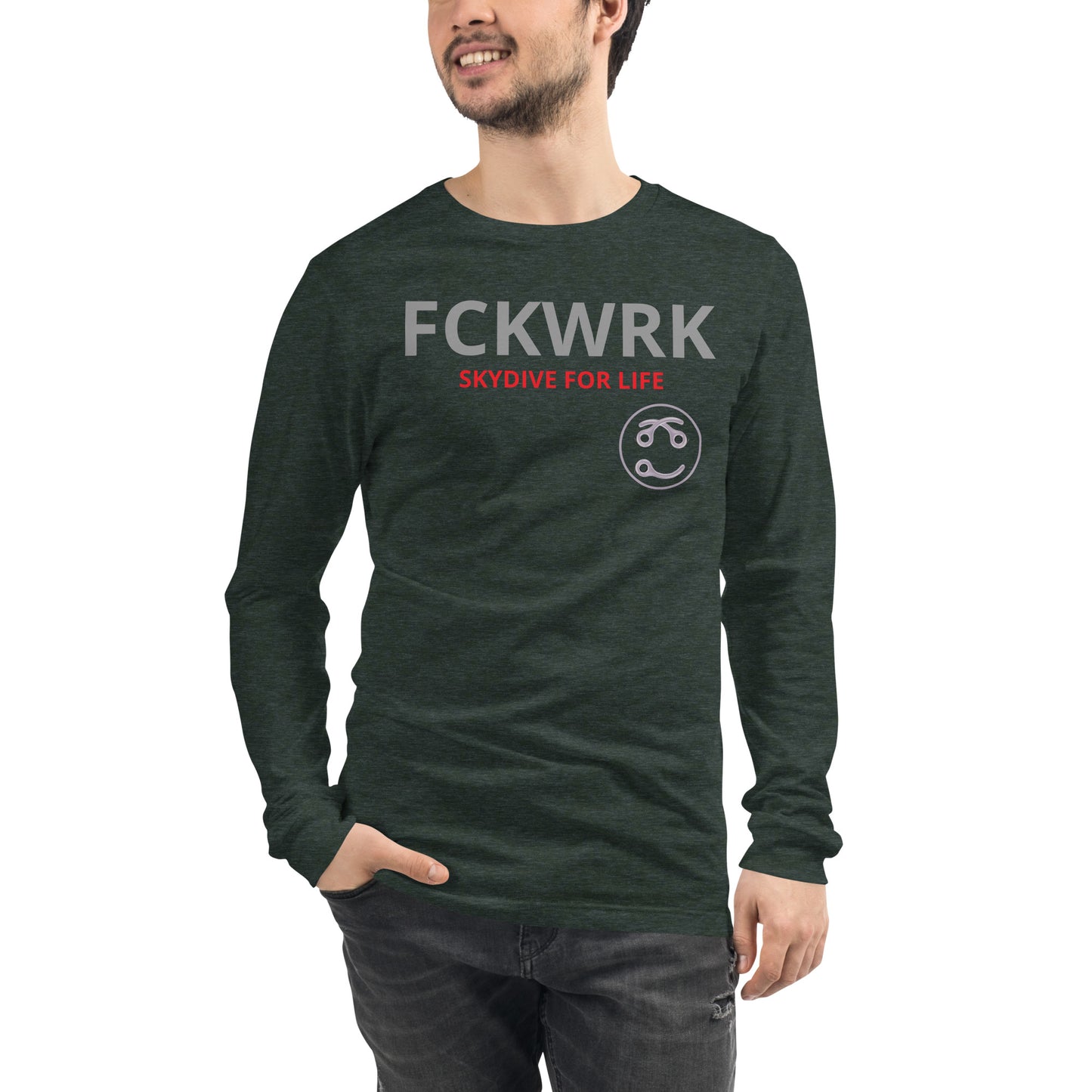 SKYDIVE FOR LIFE Unisex Long Sleeve Tee - Fckwrk