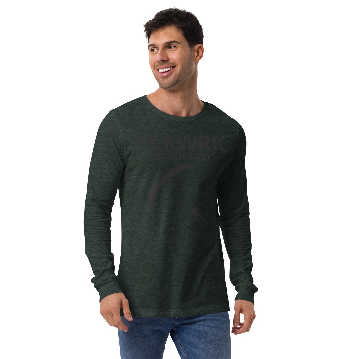 FCKWRK SWOOP FAST Unisex Long Sleeve Tee - Fckwrk