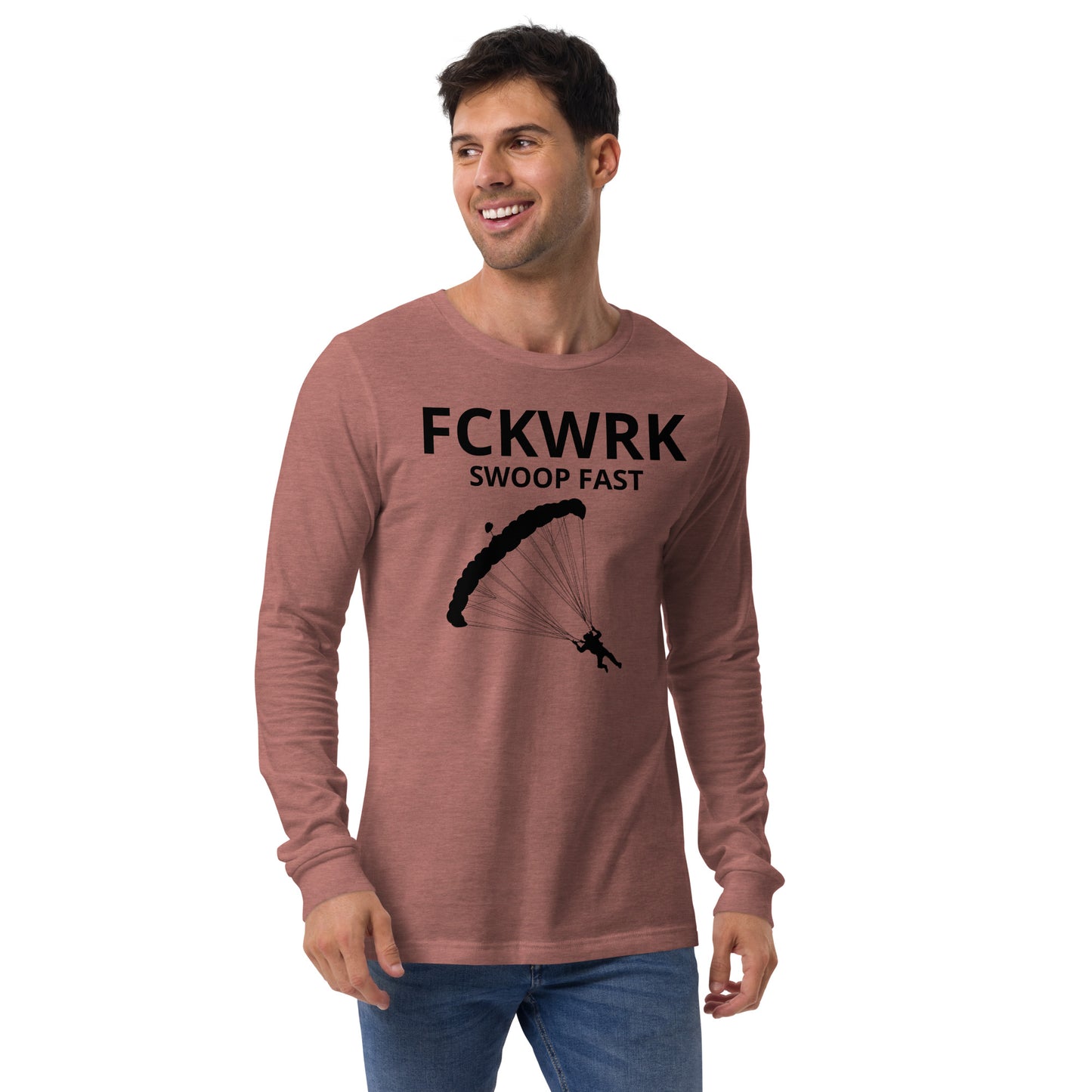 FCKWRK SWOOP FAST Unisex Long Sleeve Tee - Fckwrk