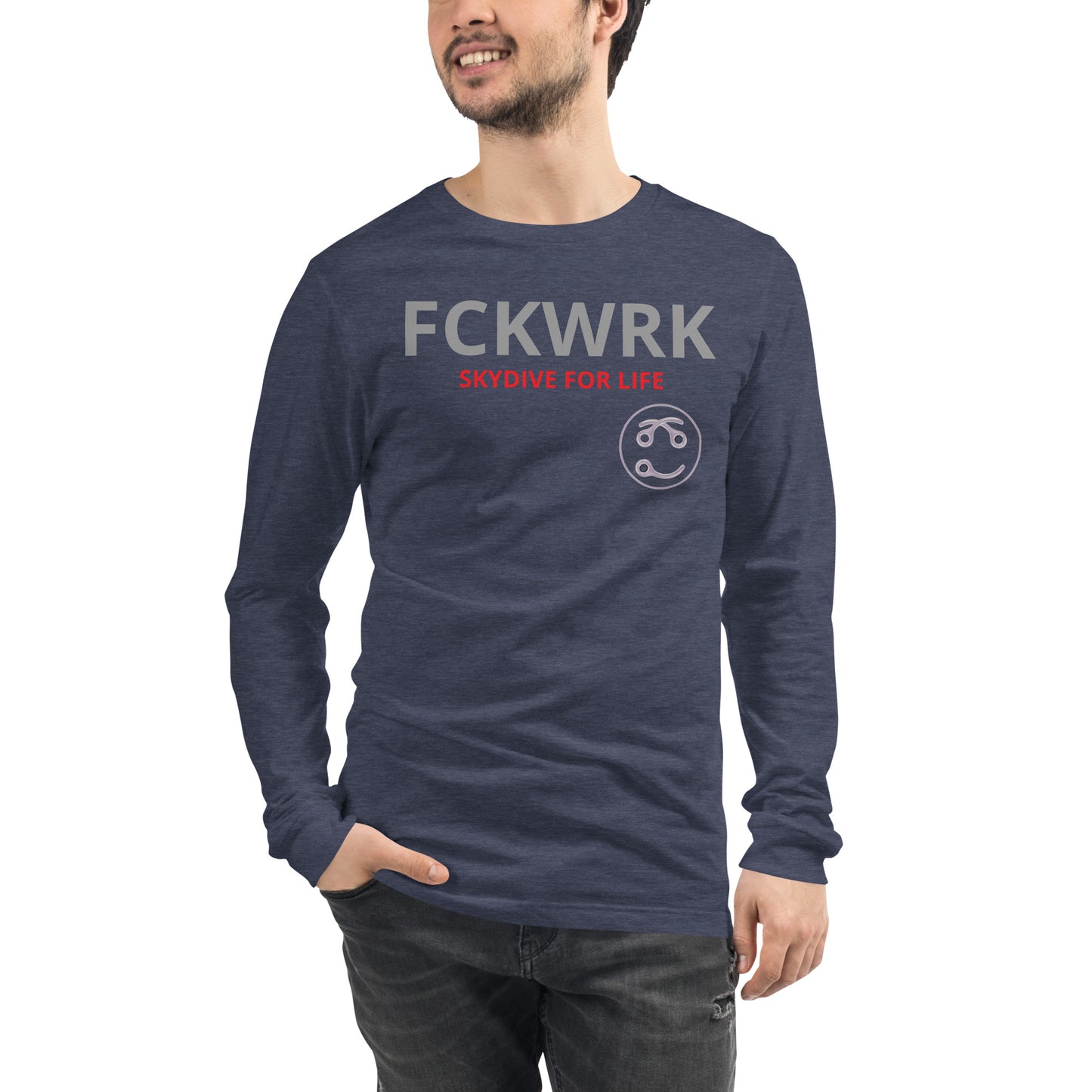 SKYDIVE FOR LIFE Unisex Long Sleeve Tee - Fckwrk