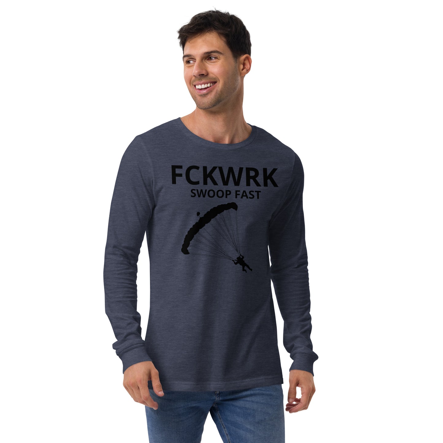 FCKWRK SWOOP FAST Unisex Long Sleeve Tee - Fckwrk