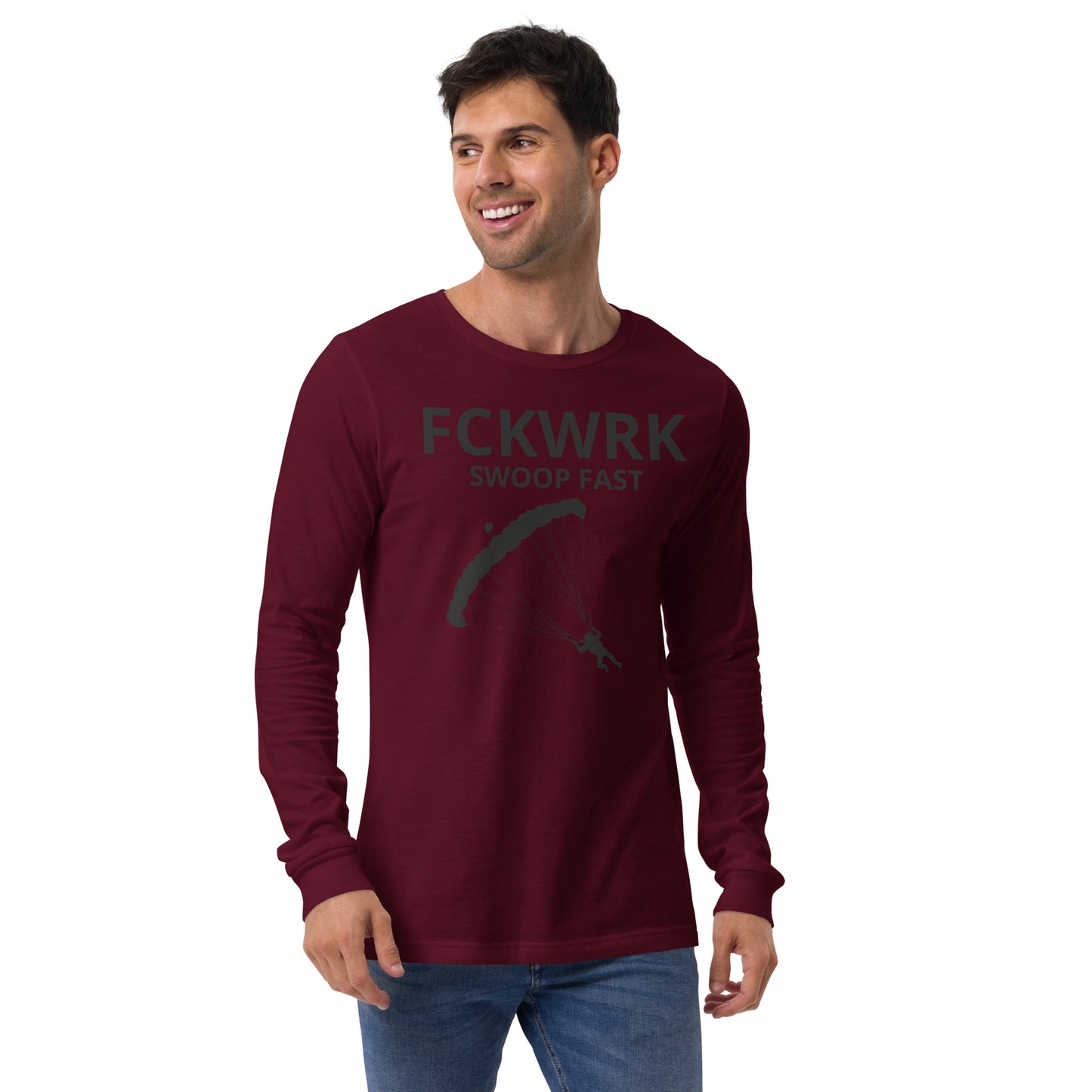 FCKWRK SWOOP FAST Unisex Long Sleeve Tee - Fckwrk