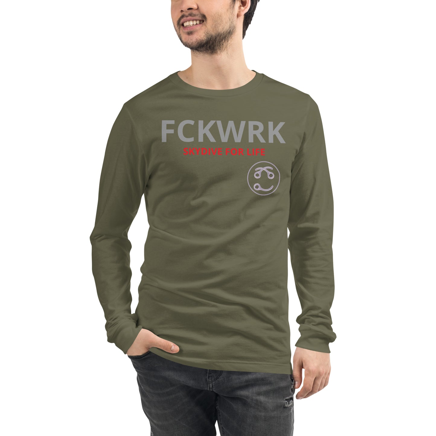 SKYDIVE FOR LIFE Unisex Long Sleeve Tee - Fckwrk