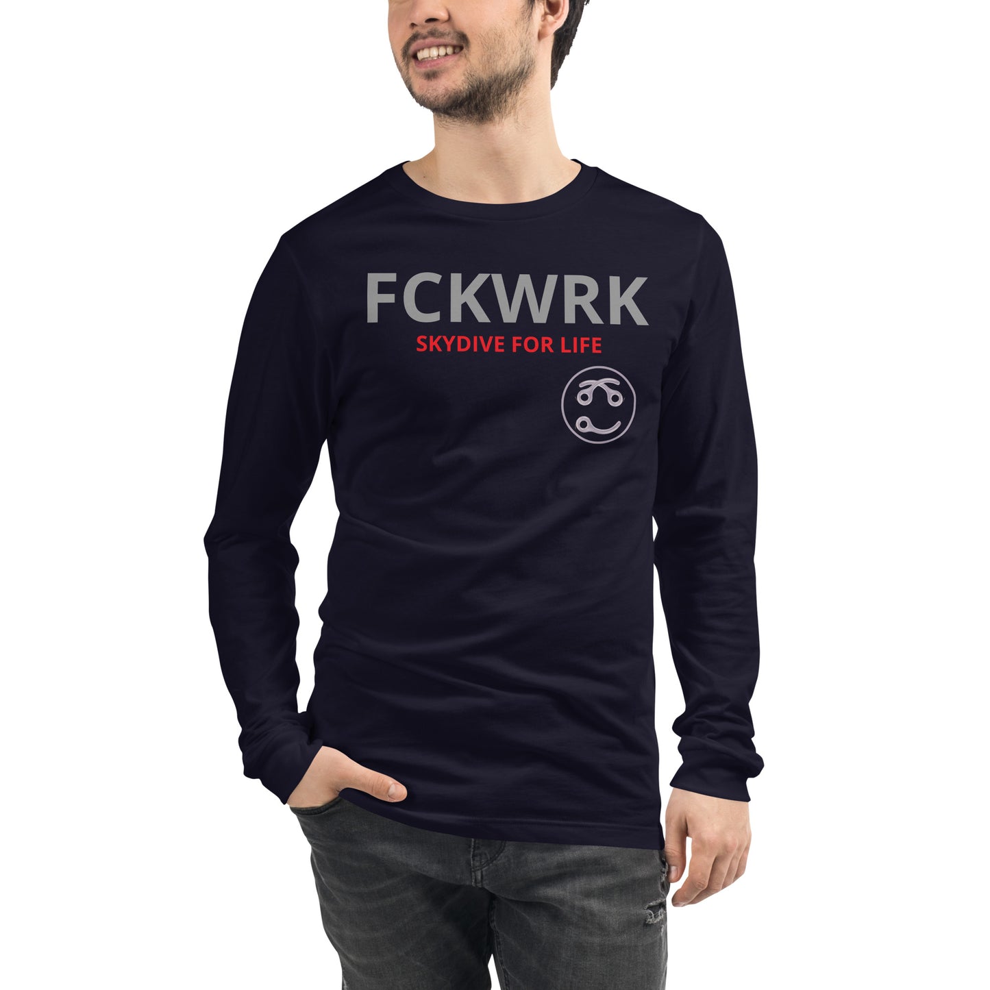 SKYDIVE FOR LIFE Unisex Long Sleeve Tee - Fckwrk