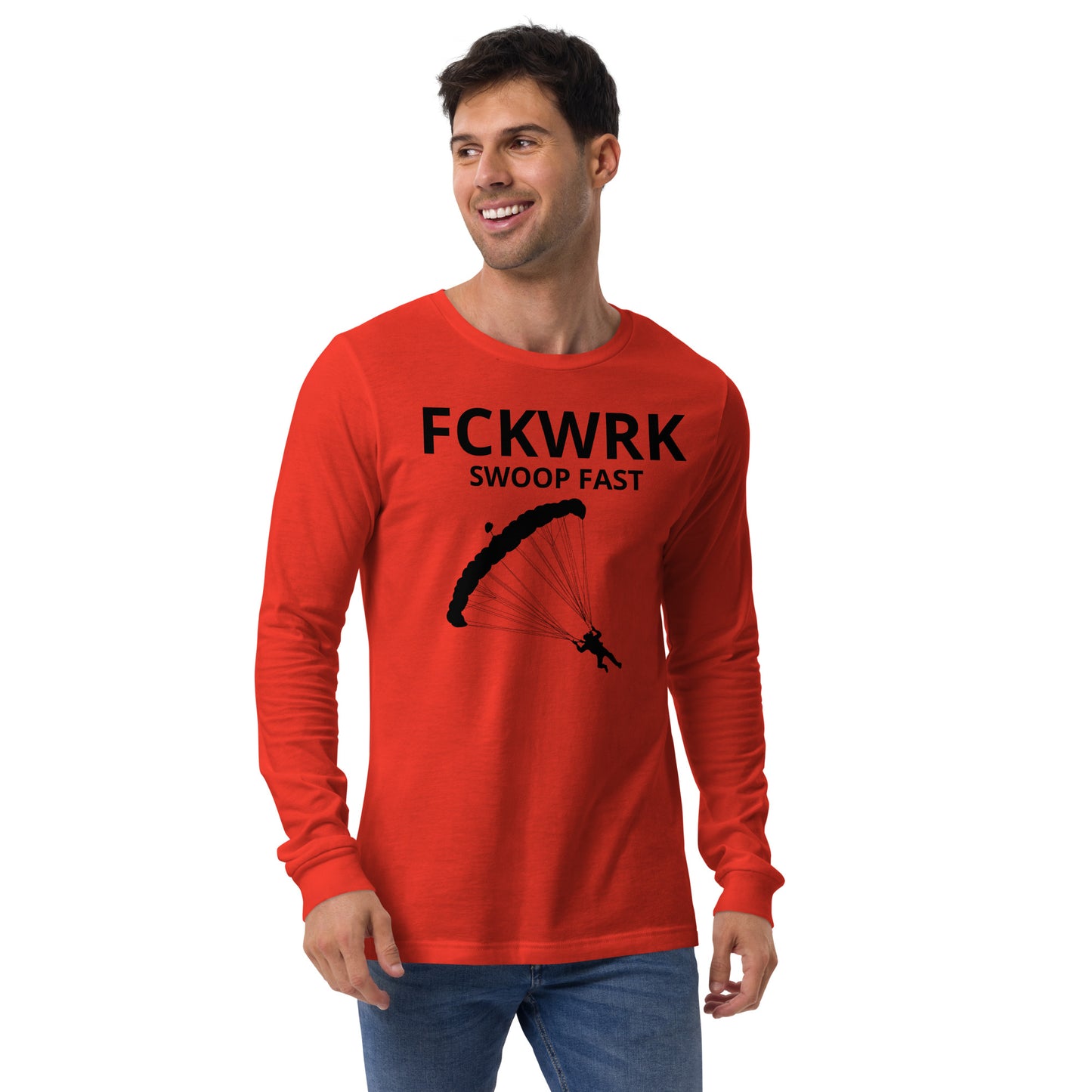 FCKWRK SWOOP FAST Unisex Long Sleeve Tee - Fckwrk
