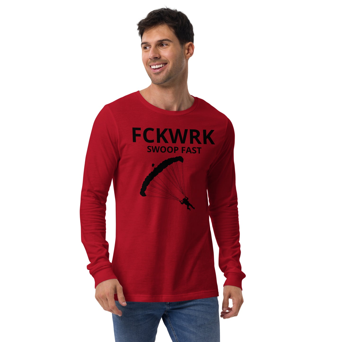 FCKWRK SWOOP FAST Unisex Long Sleeve Tee - Fckwrk