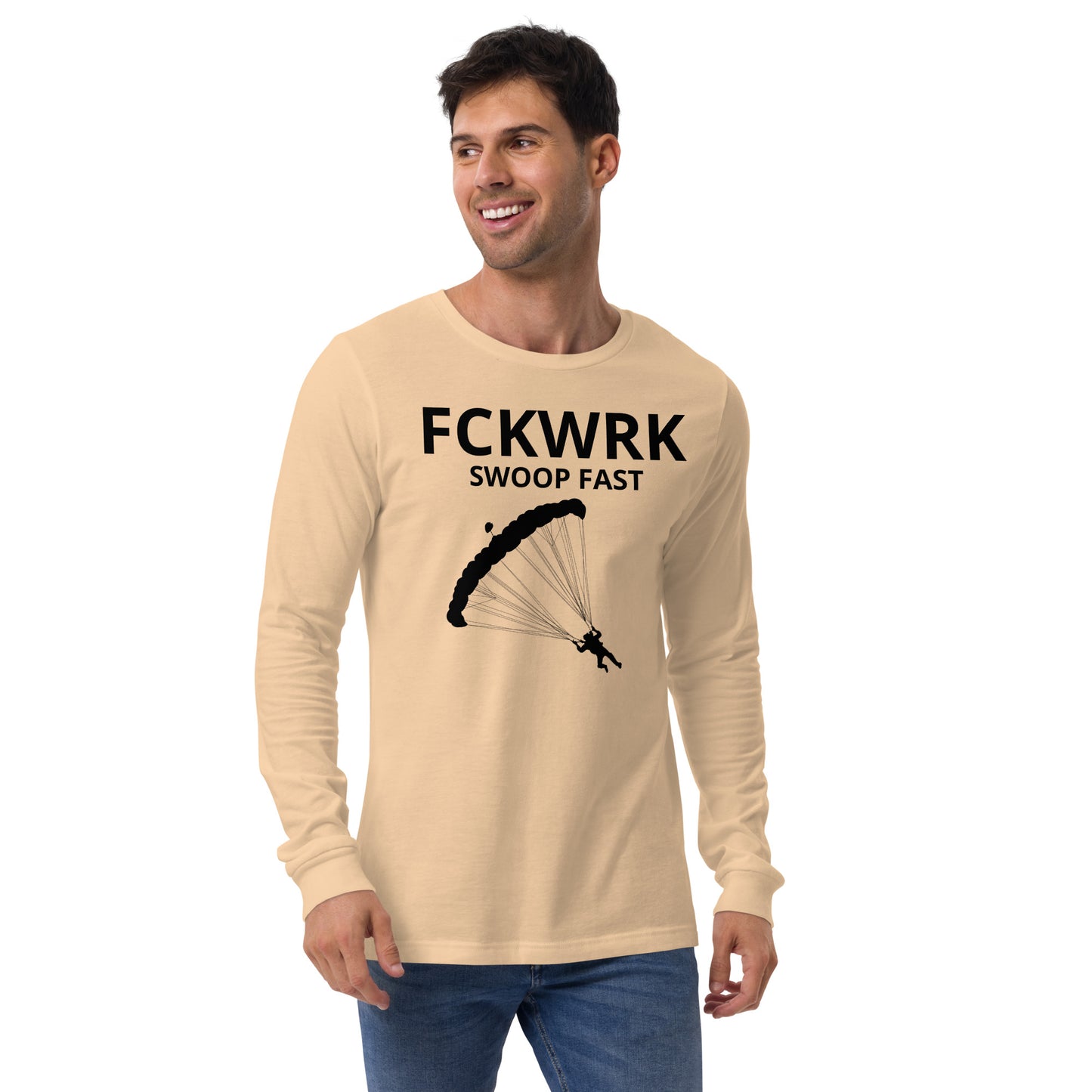 FCKWRK SWOOP FAST Unisex Long Sleeve Tee - Fckwrk