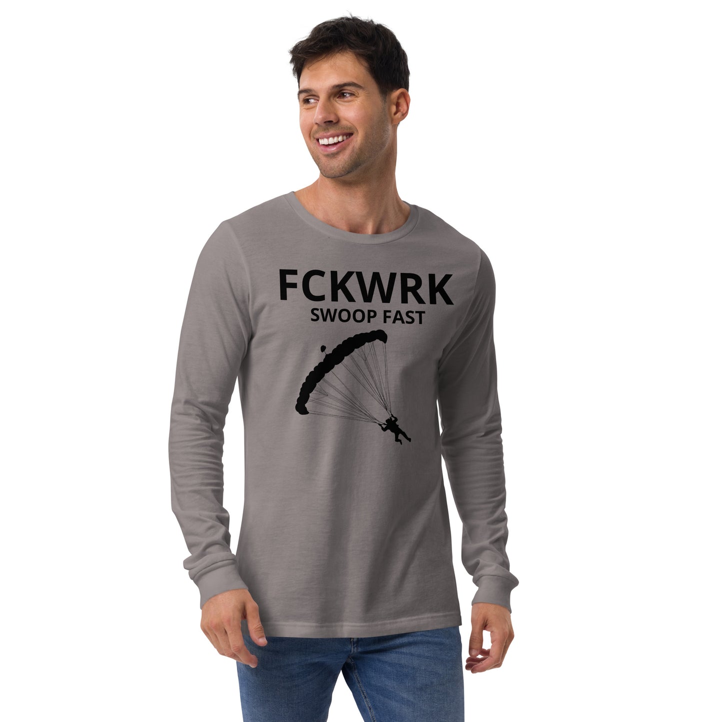 FCKWRK SWOOP FAST Unisex Long Sleeve Tee - Fckwrk