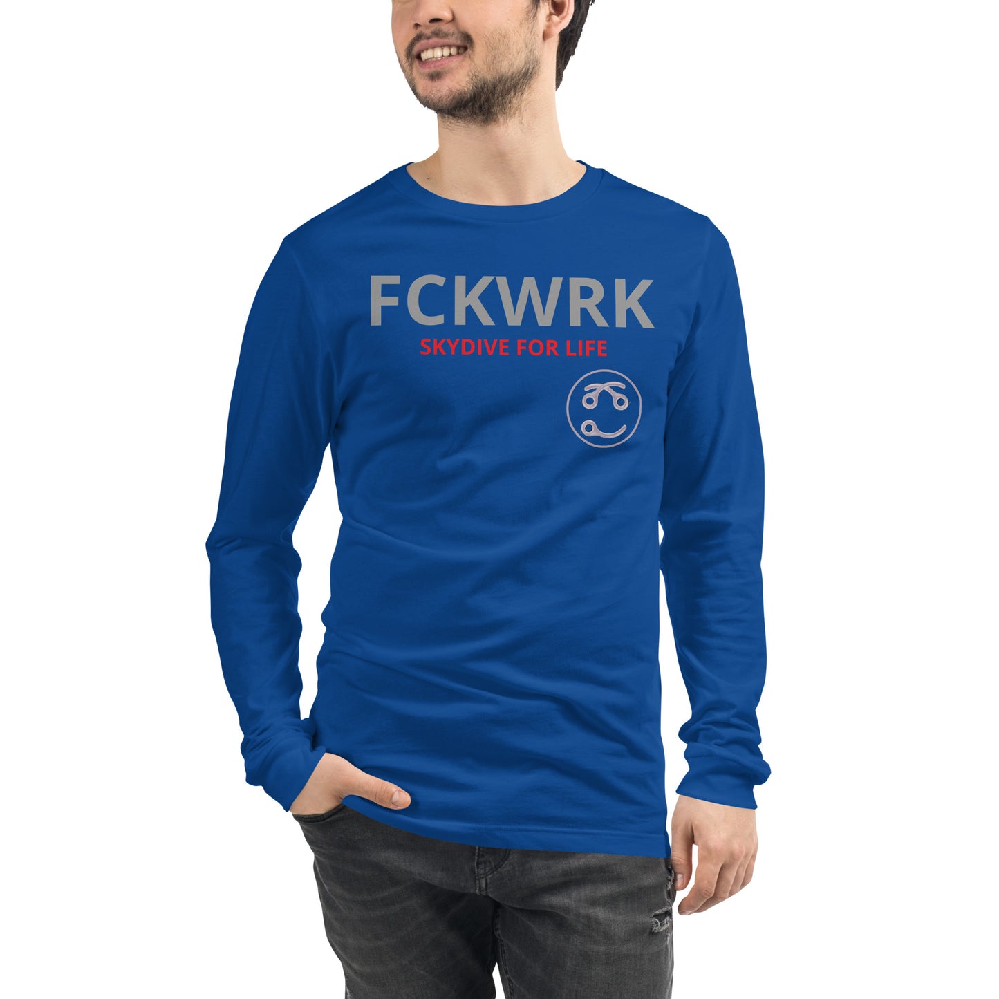 SKYDIVE FOR LIFE Unisex Long Sleeve Tee - Fckwrk
