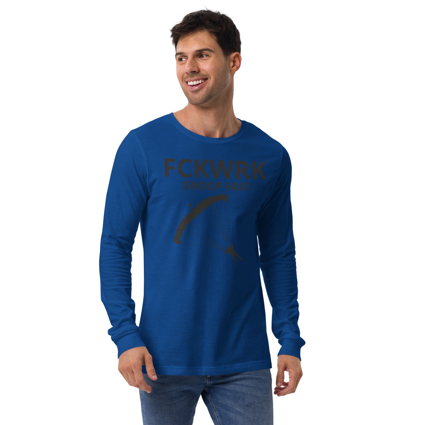 FCKWRK SWOOP FAST Unisex Long Sleeve Tee - Fckwrk