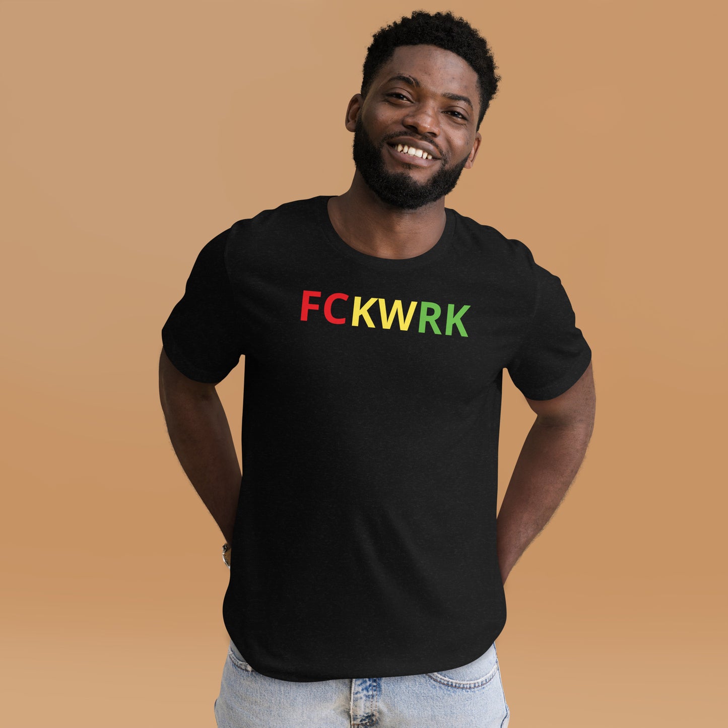 unisex FCKWRK rasta style