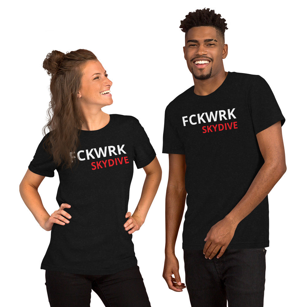 FCKWRK SKYDIVE Unisex t-shirt - Fckwrk
