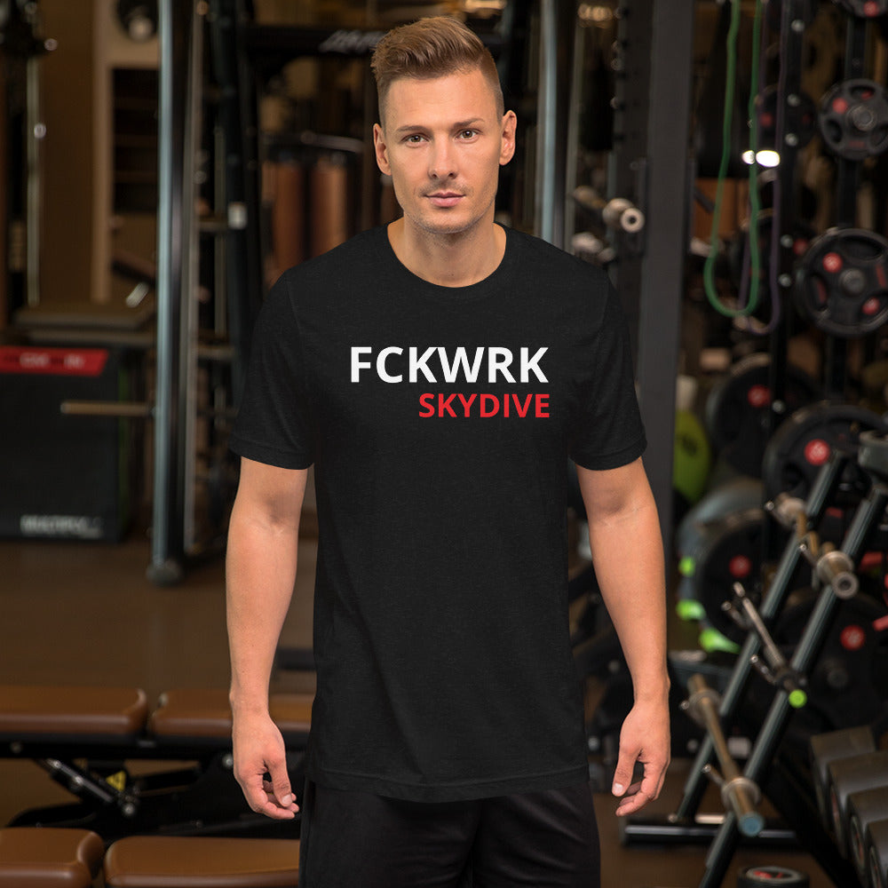 FCKWRK SKYDIVE Unisex t-shirt - Fckwrk