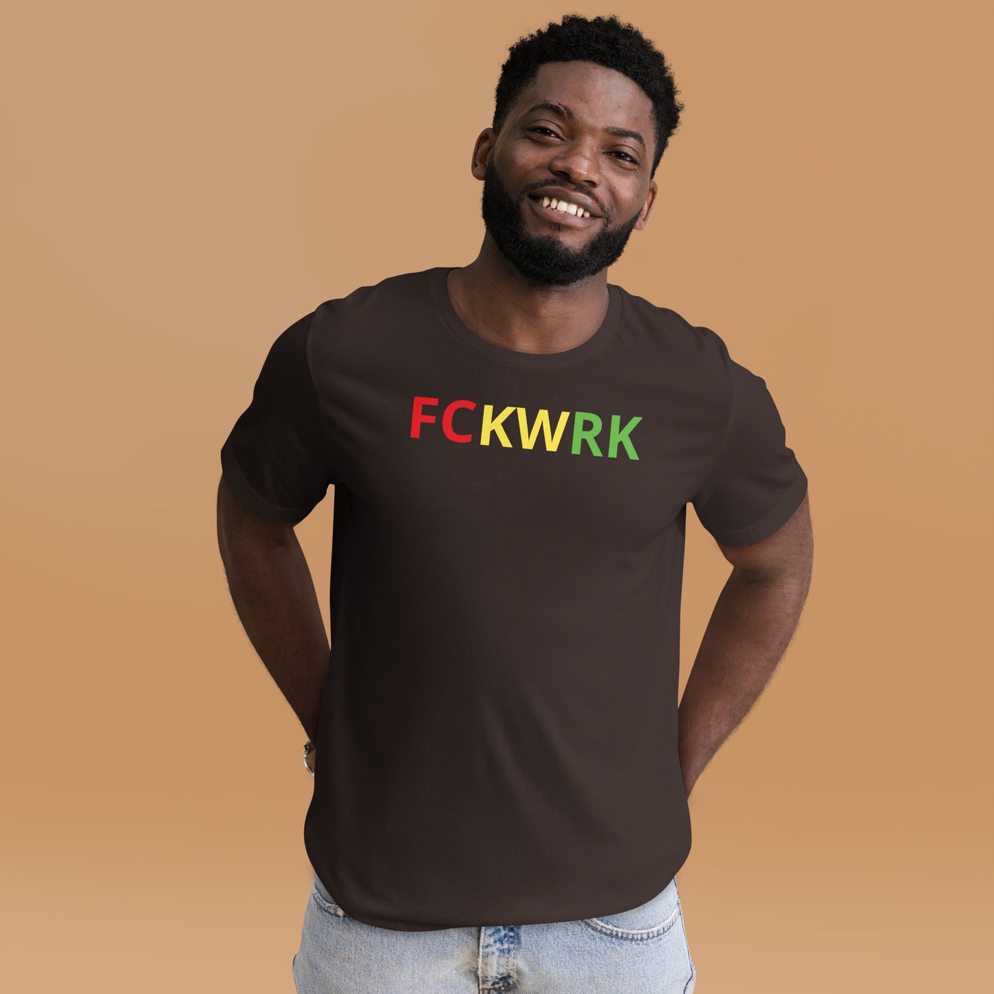 unisex FCKWRK rasta style