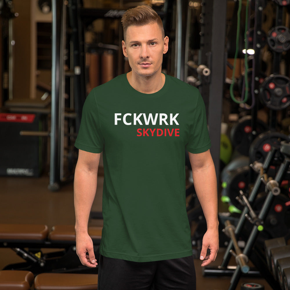 FCKWRK SKYDIVE Unisex t-shirt - Fckwrk