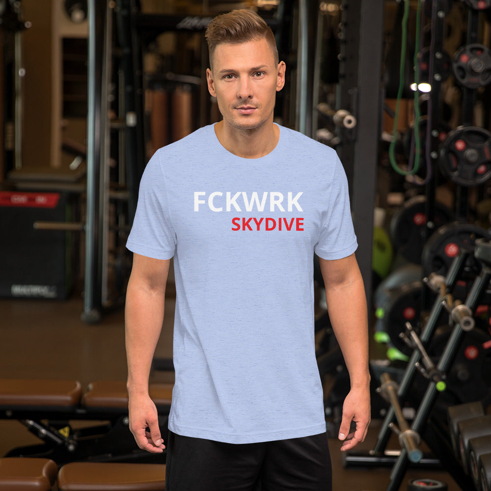 FCKWRK SKYDIVE Unisex t-shirt - Fckwrk