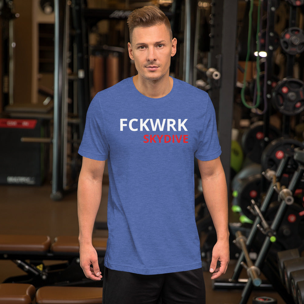 FCKWRK SKYDIVE Unisex t-shirt - Fckwrk