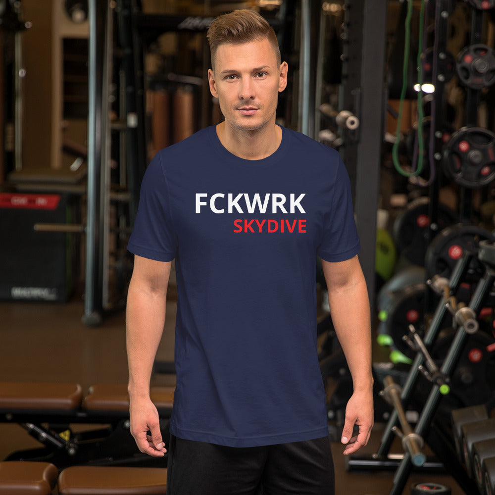 FCKWRK SKYDIVE Unisex t-shirt - Fckwrk
