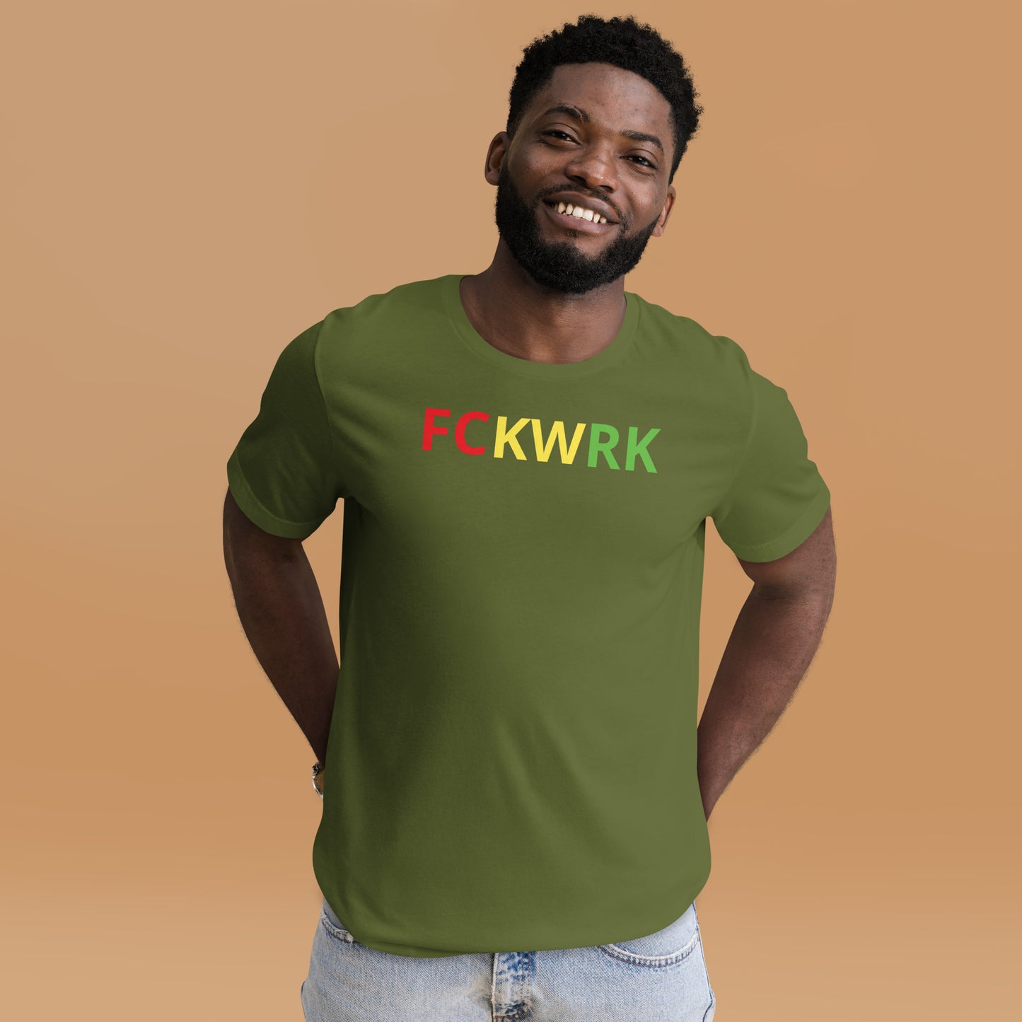 unisex FCKWRK rasta style
