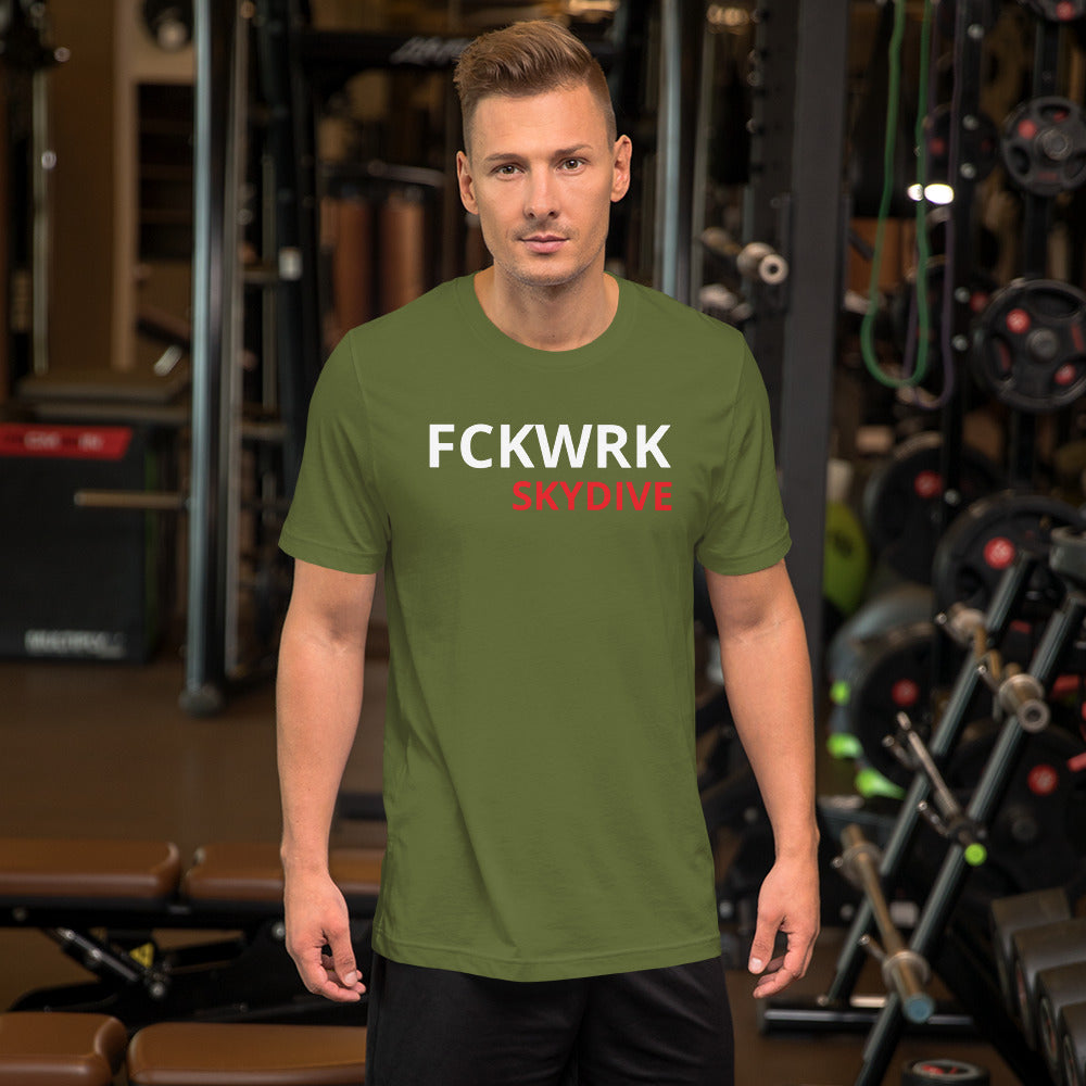 FCKWRK SKYDIVE Unisex t-shirt - Fckwrk