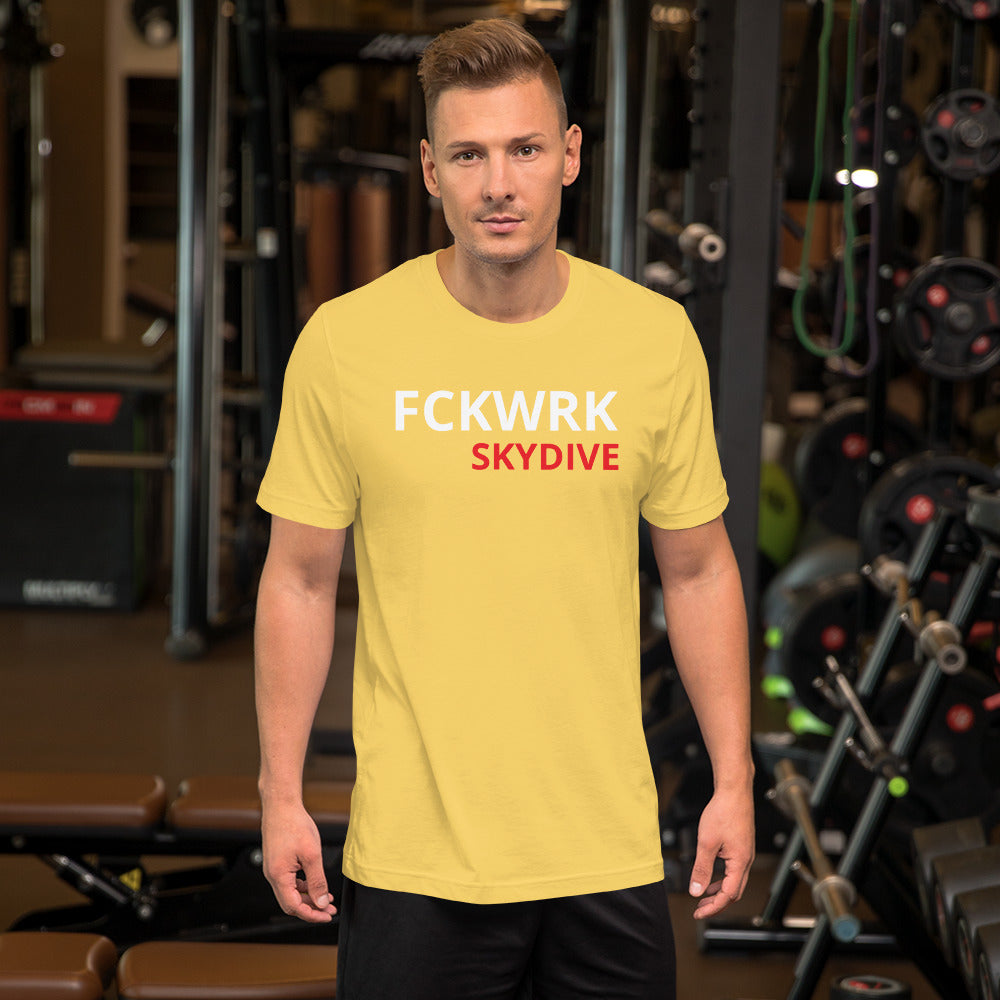 FCKWRK SKYDIVE Unisex t-shirt - Fckwrk