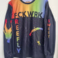FREE SHIPPING!!! Rainbow Long Sleeve Dry Fit Polyester Skydive Sports Jersey