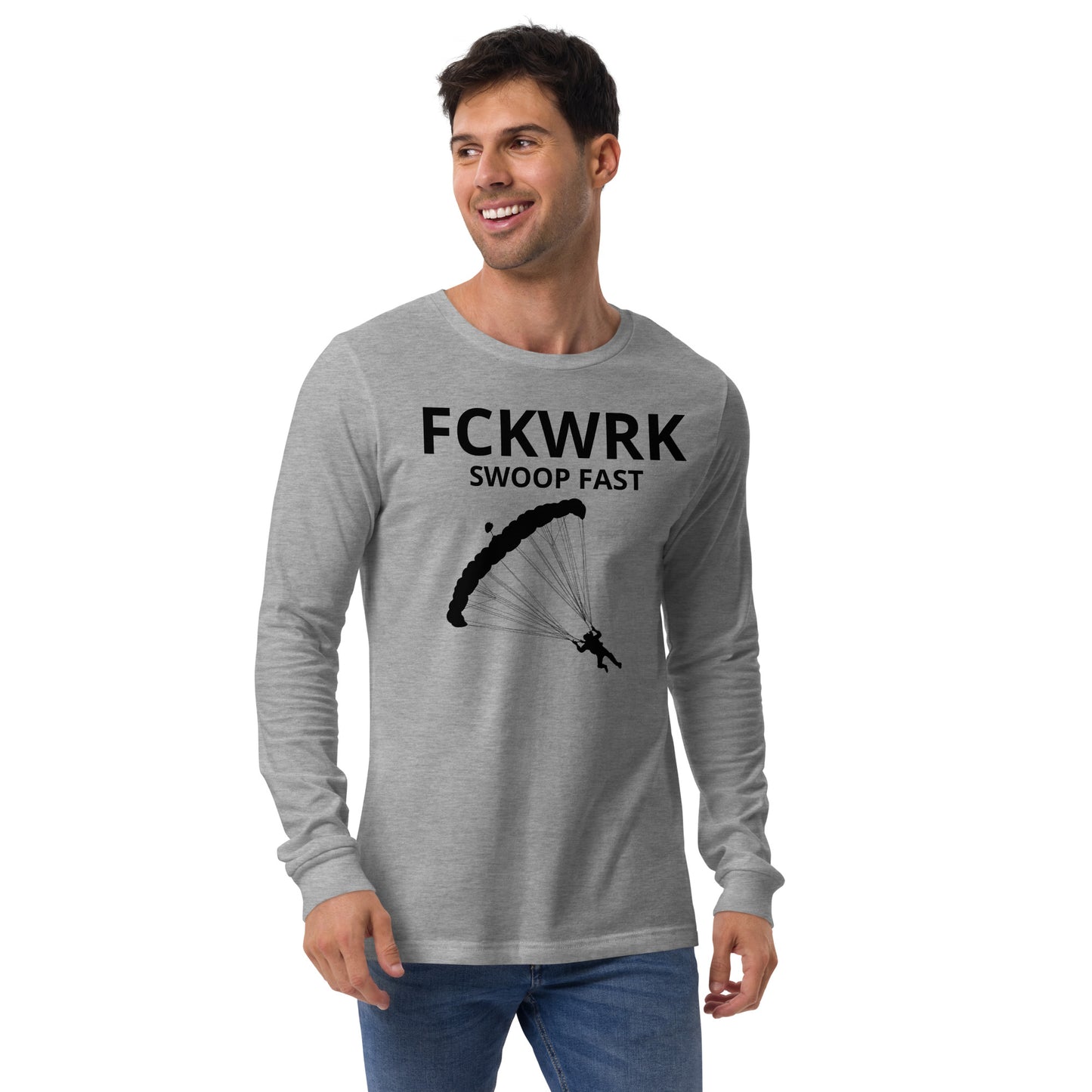 FCKWRK SWOOP FAST Unisex Long Sleeve Tee